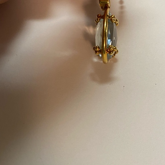 Temple St Clair Aquamarine Gold &  Diamond Pendant - Picture 9 of 15